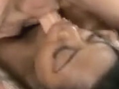Black Girl Spits Up On Herself During Interracial Face Fuck