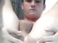 Spanish Cutie Fingering His Tight Virgin Ass On Cam