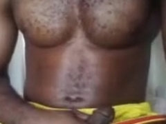 Black Handsome Boy,Round Bubble Smooth Ass,Nice Cock On Cam