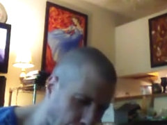 Str8 Mark gets his 8' cock sucked breeds my ass