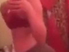 young girl is looking for attention