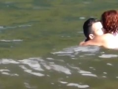 Amateur couple playing at beach - Madeira Island - Seixal