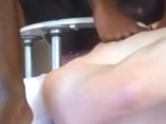 White fetish worships Hung Black Master