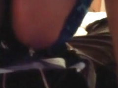 Warm home blowjob after business trip