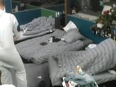 Big brother sex under the blanket