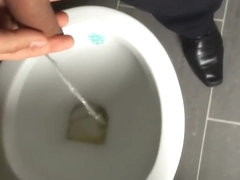 Toilet at work - pissing