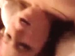 GF chokes on my cock