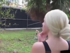 Curvy Blonde Brooke Summers In Hot Public Pov Video