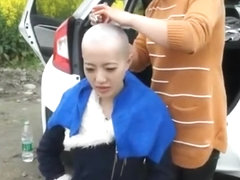 Chinese Girl Headshave