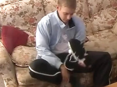 Matt using his foot bitch - Lick Feet