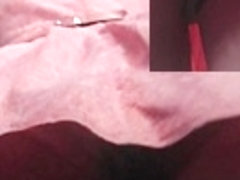 Hawt white panty up pink lace costume