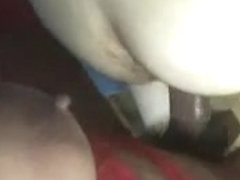 Swarthy lady-boy bonks white stud