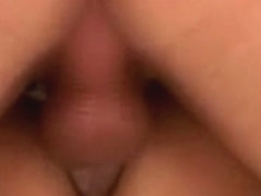 Sexy Brunette Shemale Gagging On A Dick Before Sex