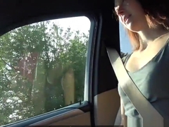 Petite Teen Hitchhiker Bangs Stranger In Car
