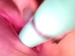 Horny slut with a swollen clit