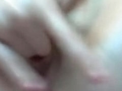 Pussy assault by fingers and toy till creams