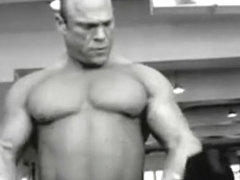 Jean St. Laurent workout and posing