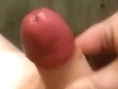 Lengthy trickling jerkoff for giant cum discharged