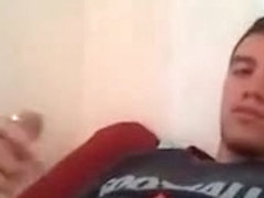 Aroused Boy Jerking Off Stout Prick On Cam