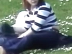 petite branlette au parc