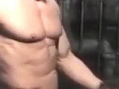 Muscle master`s cock fetish