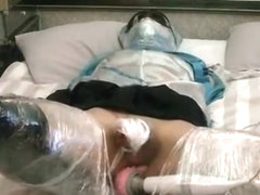 japanese crossdresser self wrapping miku