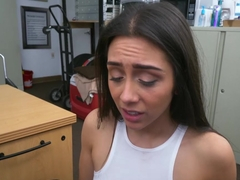 Stiff black anaconda pole stuffing this latina teen for real