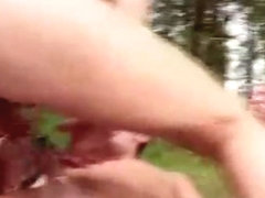 Busty polish college girl girl fucked in the forest
