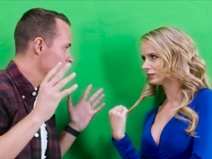 Busty Weather Chick Gets Fucked Live On A Tv Studio
