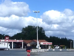 Gummipuppe Monique - TV Parkplatznutte mit female mask