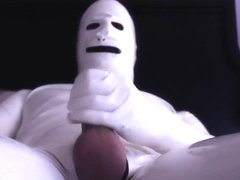 Masturbating In White Latex