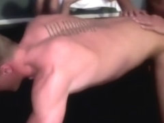 Straight guy tastes cock for first time