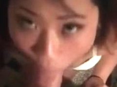 tiny asian teen blows friends cock