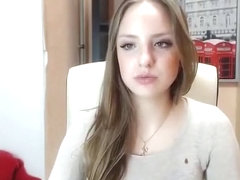 SAIKURA fucks herself in a chair