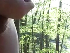 jerking off in woods