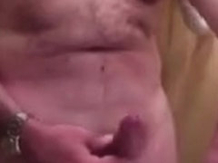 italian mature man`s cumshot