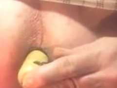 shemale transvestite anal dildo lingerie nylon toy