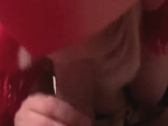 KristinASS / Sexy Russian Teen Sucks my cock POV blowjob cumshot perfect