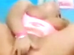 Amateur blonde EvaBarbi fingering pussy