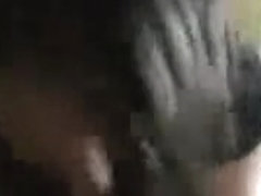 Golden-Haired unshaved wife giving blowjob fun