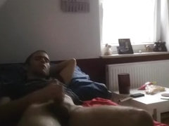 European Guy Masturbating