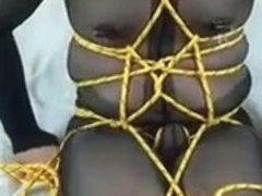 Bondage with pantyhose 4