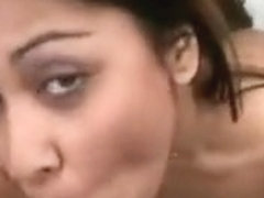 Naughty Latina Babe Blowjobs Cock Pov