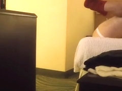 Straight Anonymous Stealthing College Guy on Hidden Cam Hotel Bareback Fuck