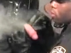 Fabulous male in crazy uniform homo porn movie