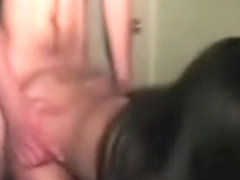 sexy college babe fucked after sucking for this lucky guy