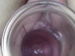 gaped amature pussy very close up!