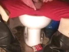 nlboots - red lengthy johns blue jacket waders