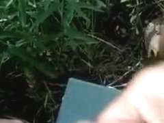 Solo male outdoor orgasm