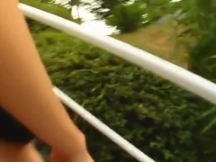 Fetching gal fucks in her ass